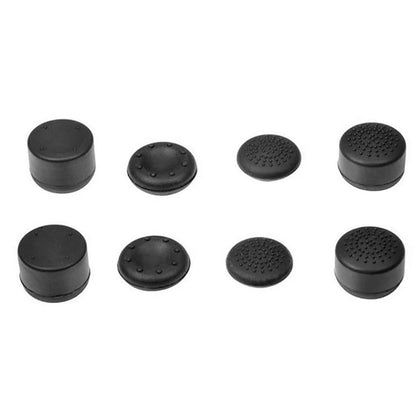 8Pcs Black Silicone Thumb Stick Grip Cover Caps for PS4 & Xbox One Controller US